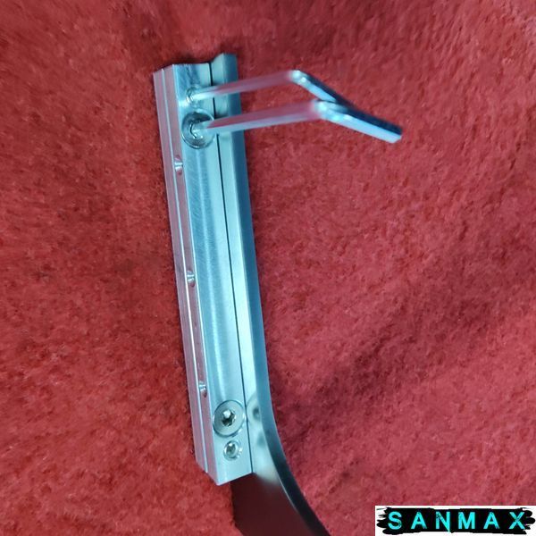 Душова перегородка Koer SR SP02-100x200-TR-07 Walk-In прозоре скло Easy Clean 8мм, графіт (KR5397) KR5397 фото