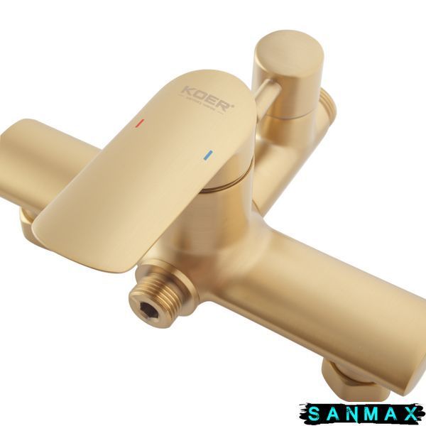 Душова система зі змішувачем Koer KB-52028-12, 2 функції Золото (KR5311) KR5311 фото