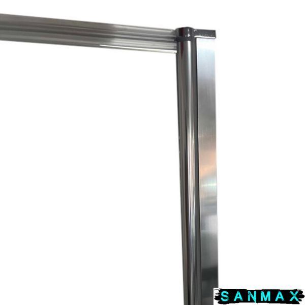 Шторки скляні на ванну Koer SR BS05-90x140-TR-01 прозоре скло Easy Clean 6мм, хром (KR5372) KR5372 фото