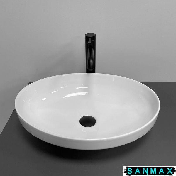 Умивальник накладний Vbi Alvito Білий VBI-012613 фото