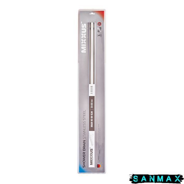 Душовий лінійний трап Mixxus Drain-05-80-Slim 30x800 із нержавіючої сталі(MI6167) MI6167 фото