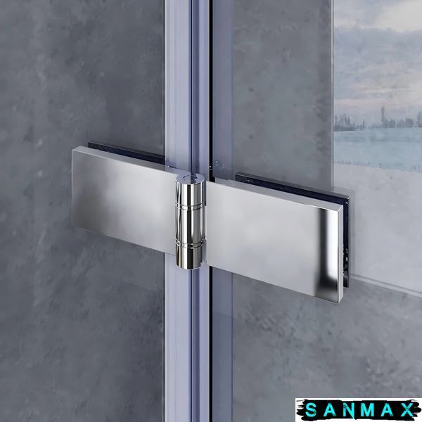 Шторки скляні на ванну Koer SR BS05-90x140-TR-01 прозоре скло Easy Clean 6мм, хром (KR5372) KR5372 фото