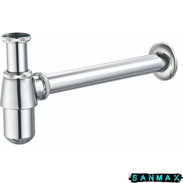 Сифон для раковини Champion Siphon-01 1 1/4'' без випуску (під донний клапан) без ревізії (AC3572) AC3572 фото