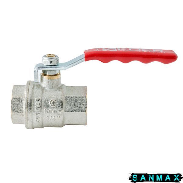Кран кульовий 3/4 РГГ Вода Koer KE.214-20 Червона ручка (KR5745) KR5745 фото