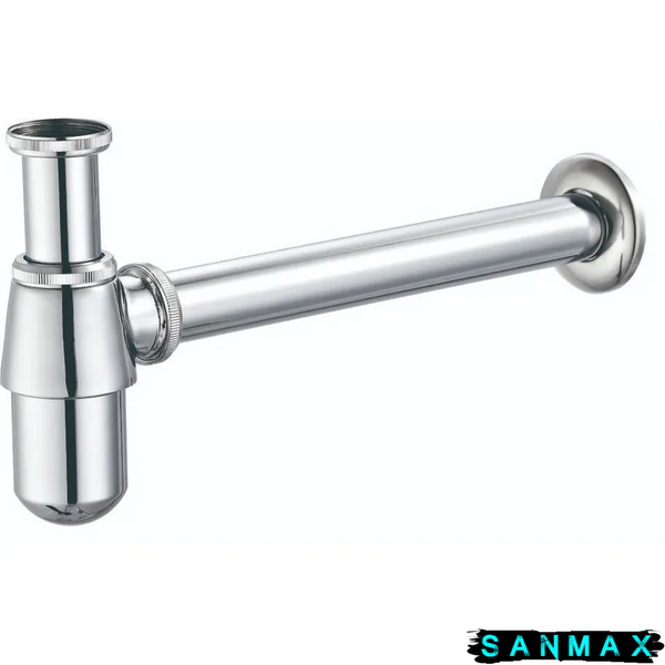 Сифон для раковини Champion Siphon-01 1 1/4'' без випуску (під донний клапан) без ревізії (AC3572) AC3572 фото