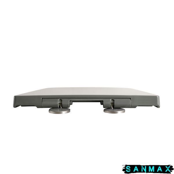 Кришка для унітазу Mixxus Premium Seat Cover Quadro-2004 Gray 425х358х32mm дюропласт Сіра (MP6686) MP6686 фото