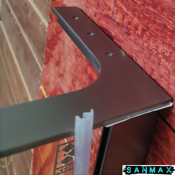 Душова перегородка Koer SR SP02-100x200-TR-07 Walk-In прозоре скло Easy Clean 8мм, графіт (KR5397) KR5397 фото