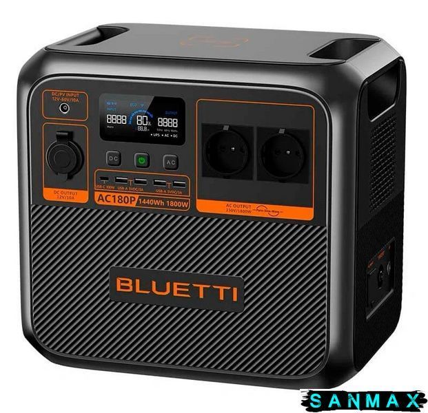 Зарядна станція Bluetti AC180P 1800 Вт, 1440 Вт/год (BL0555) BL0555 фото