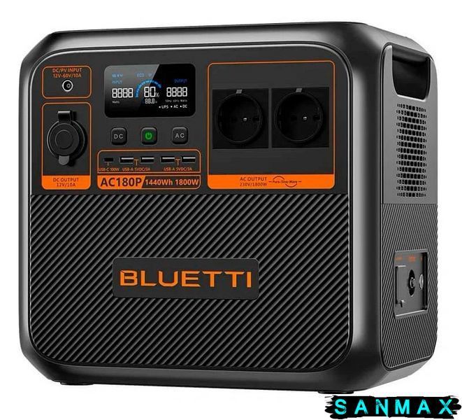 Зарядна станція Bluetti AC180P 1800 Вт, 1440 Вт/год (BL0555) BL0555 фото