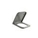 Кришка для унітазу Mixxus Premium Seat Cover Quadro-2004 Gray 425х358х32mm дюропласт Сіра (MP6686) MP6686 фото 3