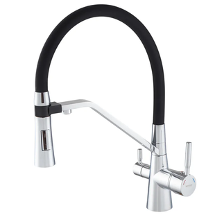 Змішувач для кухні Mixxus Premium Magnet 021 Refl.Чорний (MI6973) MI6973 фото