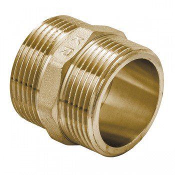 Ніпель латунний 1/2 Koer WM.N06.WN (KR5097) KR5097 фото