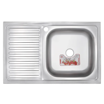 Мийка кухонна накладна Zerix Z8050R-08-180MD (micro decor) (ZS0601) ZS0601 фото
