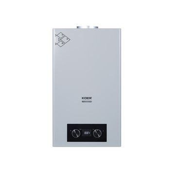 Газова колонка Koer KWH.G0110 Gray димохідна 10 л/хв, Сіра (KR5555) KR5555 фото