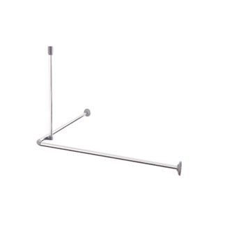 Штанга для шторки підтримуюча пряма Mixxus CRA-S-60 60cm (алюміній) (БЛІСТЕР) (AC3594) AC3594 фото