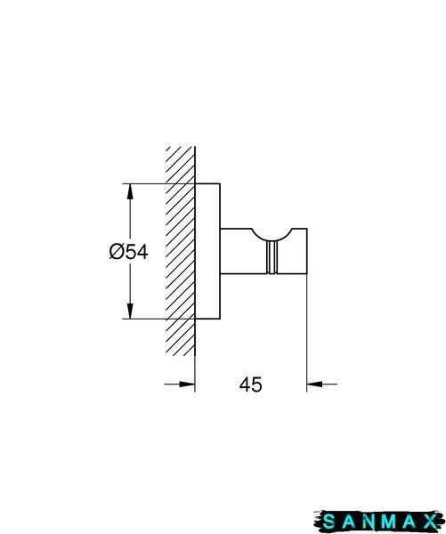 Гачок для халату Grohe Essentials New (40364001) 40364001 фото