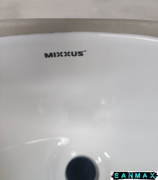 Раковина врізна під стільницю Mixxus Premium Topper-1701 495х405х205mm з переливом (MP6568) MP6568 фото