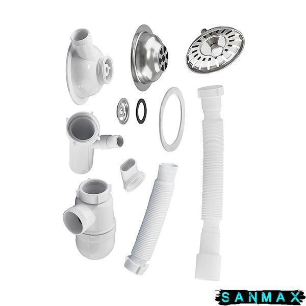 Мийка кухонна Zerix ZS-6250R-07 Мармур (ZX4550) ZX4550 фото
