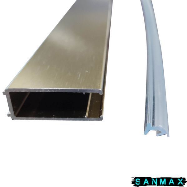 Душова перегородка Koer SR SP02-100x200-TR-12 Walk-In проз.скло Easy Clean 8мм, Матове Золото (KR5396) KR5396 фото