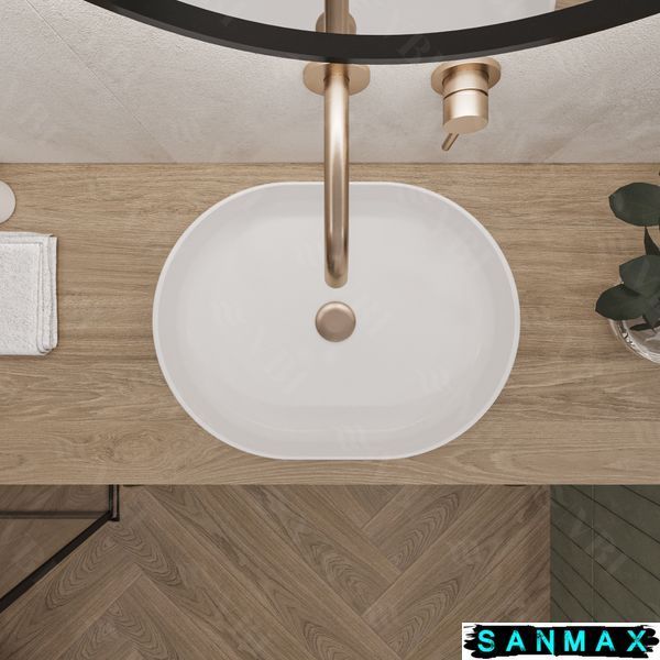 Умивальник накладний Vbi Verona 50 Білий VBI-011300 фото