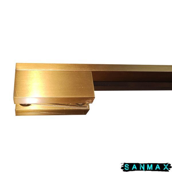 Душова перегородка Koer SR SP02-100x200-TR-12 Walk-In проз.скло Easy Clean 8мм, Матове Золото (KR5396) KR5396 фото
