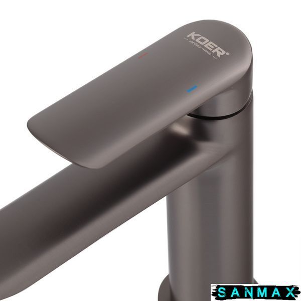 Змішувач для умивальника Koer KB-10028-07 Графіт (KR5292) KR5292 фото