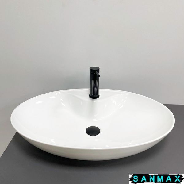 Умивальник накладний Vbi Oratino Білий VBI-015503 фото