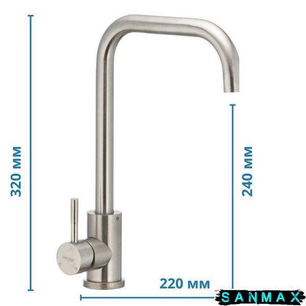 Змішувач для кухні Mixxus Sus 011-G (SS2794) SS2794 фото