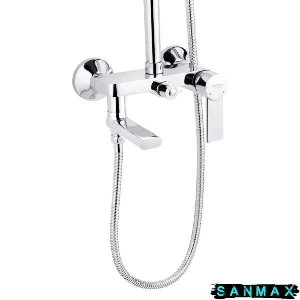 Душова система зі змішувачем Kroner KRP Basis-C063 Хром (CV024306) CV024306 фото
