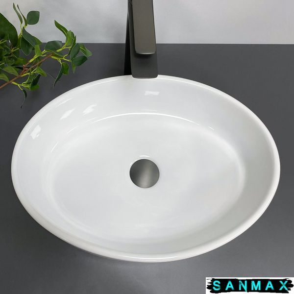Умивальник накладний Vbi Cefalu Білий VBI-015400 фото