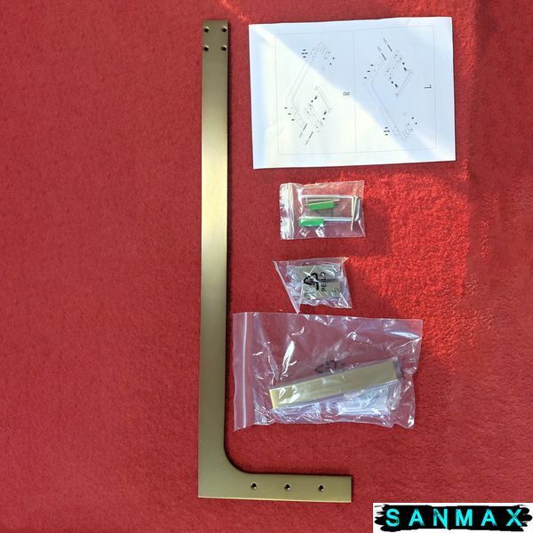 Душова перегородка Koer SR SP02-100x200-TR-12 Walk-In проз.скло Easy Clean 8мм, Матове Золото (KR5396) KR5396 фото