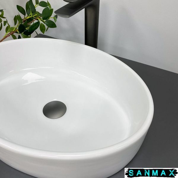Умивальник накладний Vbi Cefalu Білий VBI-015400 фото