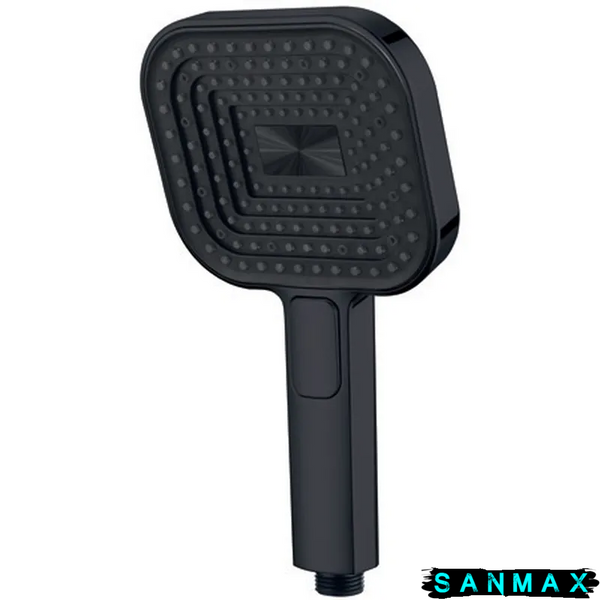 Лійка ручна для душу Koer KP-0404-05 (3 режими) Чорна (KR5001) KR5001 фото