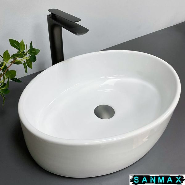Умивальник накладний Vbi Cefalu Білий VBI-015400 фото