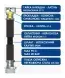 Шланг для води з нейлону 1/2 ЗВ 20 см Aquastrong (AS12020) AS12020 фото 2