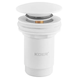 Донний клапан для умивальника з переливом Koer PW-07-03 Білий (KR5783) KR5783 фото 3