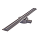 Душовий лінійний трап Mixxus Drain-05-80-Slim Чорний 30x800 із нержавіючої сталі (MI6171) MI6171 фото 1