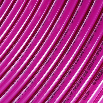 Труба для теплої підлоги з кисневим бар'єром Koer PEX-B EVOH 16*2,0 (pink) (600 м) (KR2853) KR2853 фото