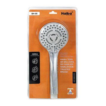 Лійка ручна для душу Haiba SH-05 (3 режими) Хром (HB0515) HB0515 фото