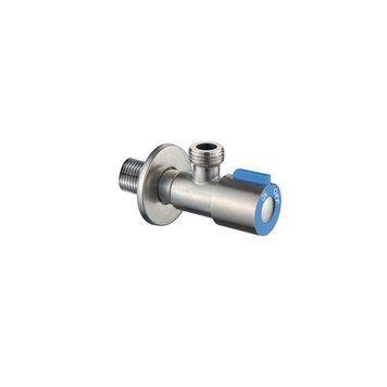 Кран приладовий Champion VAL-01 1/2x1/2 Нерж синій (CH0320) CH0320 фото
