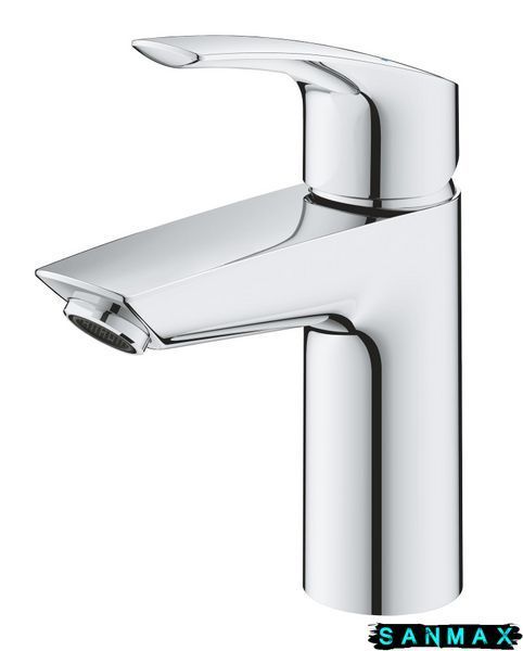Одноважільний змішувач для умивальника S-Size Grohe Eurosmart New з натискним донним клапаном (23922003) 23922003 фото