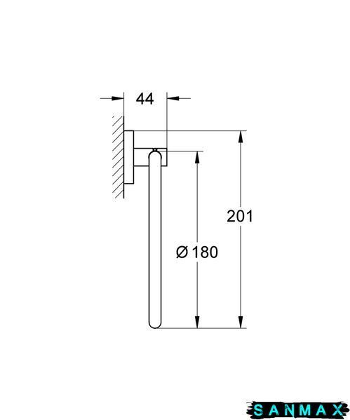 Кільце для рушника Grohe Essentials New (40365001) 40365001 фото
