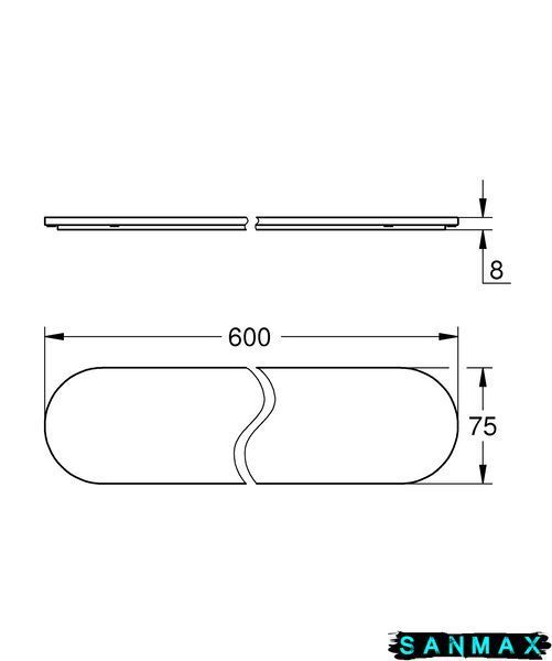 Скляна поличка Grohe Selection (41057000) 41057000 фото
