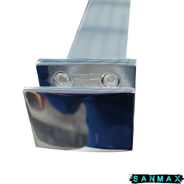 Душова перегородка Koer SR SP03-120x200-TR-01 Walk-In прозоре скло Easy Clean 8мм, хром (KR5398) KR5398 фото