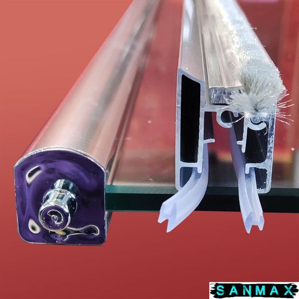 Душова перегородка Koer SR SP03-120x200-TR-01 Walk-In прозоре скло Easy Clean 8мм, хром (KR5398) KR5398 фото