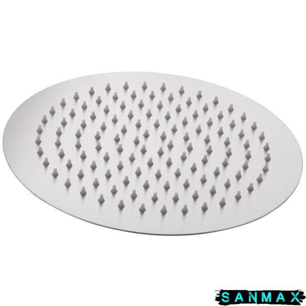 Лійка стельова для душу Mixxus Sh-05 25 см Кругла Нерж (SS0058) SS0058 фото