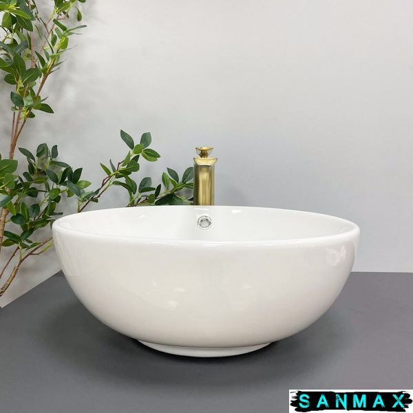 Умивальник (раковина) VBI BRUNICO S WHITE накладний VBI-015201 фото