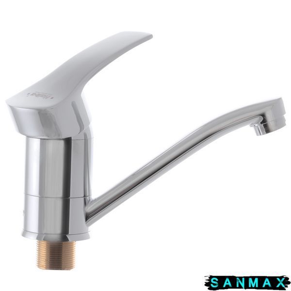 Змішувач для умивальника на гайці Haiba Onix 555 (15 см) (HB0324) HB0324 фото