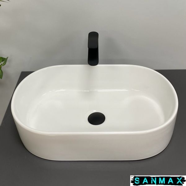 Умивальник накладний Vbi Alano Білий VBI-012615 фото