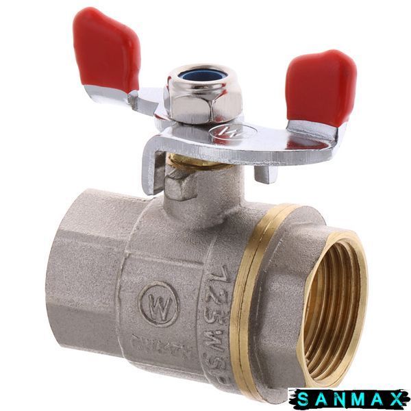 Кран кульовий 3/4 БГГ Вода Waterpro Червоний метелик (WP2903) WP2903 фото